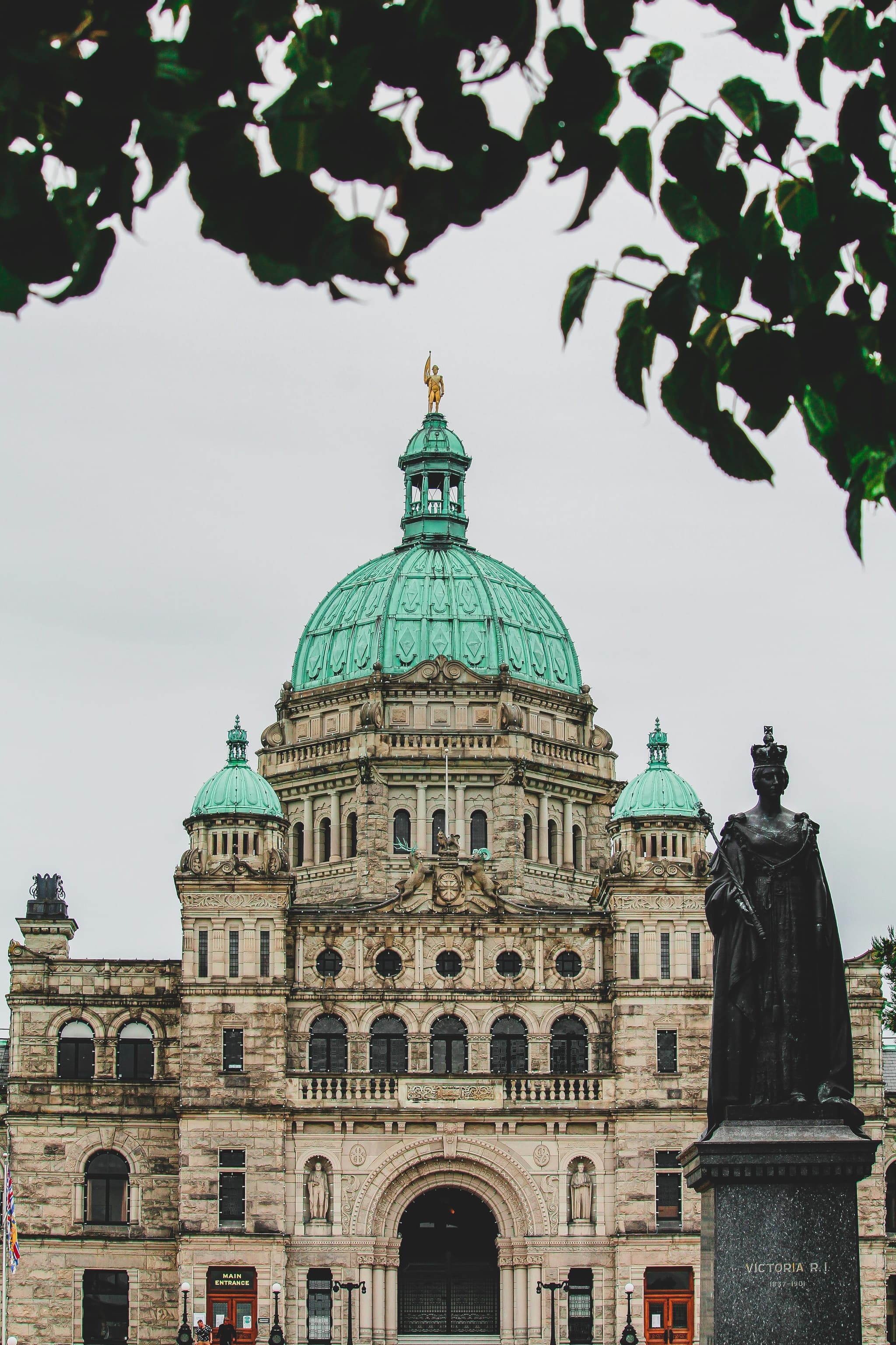 BC Parliament Buildings in Victoria